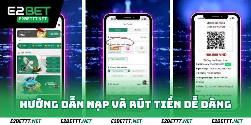 TRANG CHỦ 10 Hướng dẫn cách thức nạp và rút tiền dễ dàng