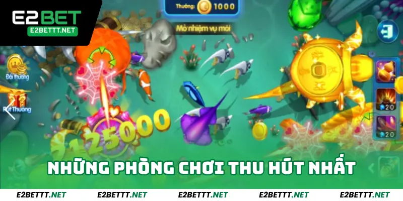 Bắn Cá H5 - Sảnh Game Bắn Cá Đổi Thưởng Chất Lượng 2025 4 Những phòng chơi thu hút nhất